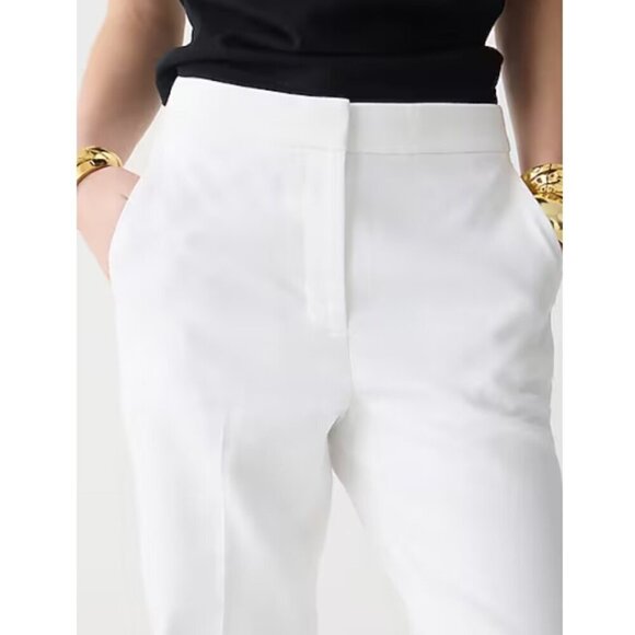 J. Crew Kate straight-leg pant in stretch linen blend Size 14 - Picture 2 of 10